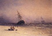 Ivan Aivazovsky Shipwreck on the Black Sea oil painting picture wholesale